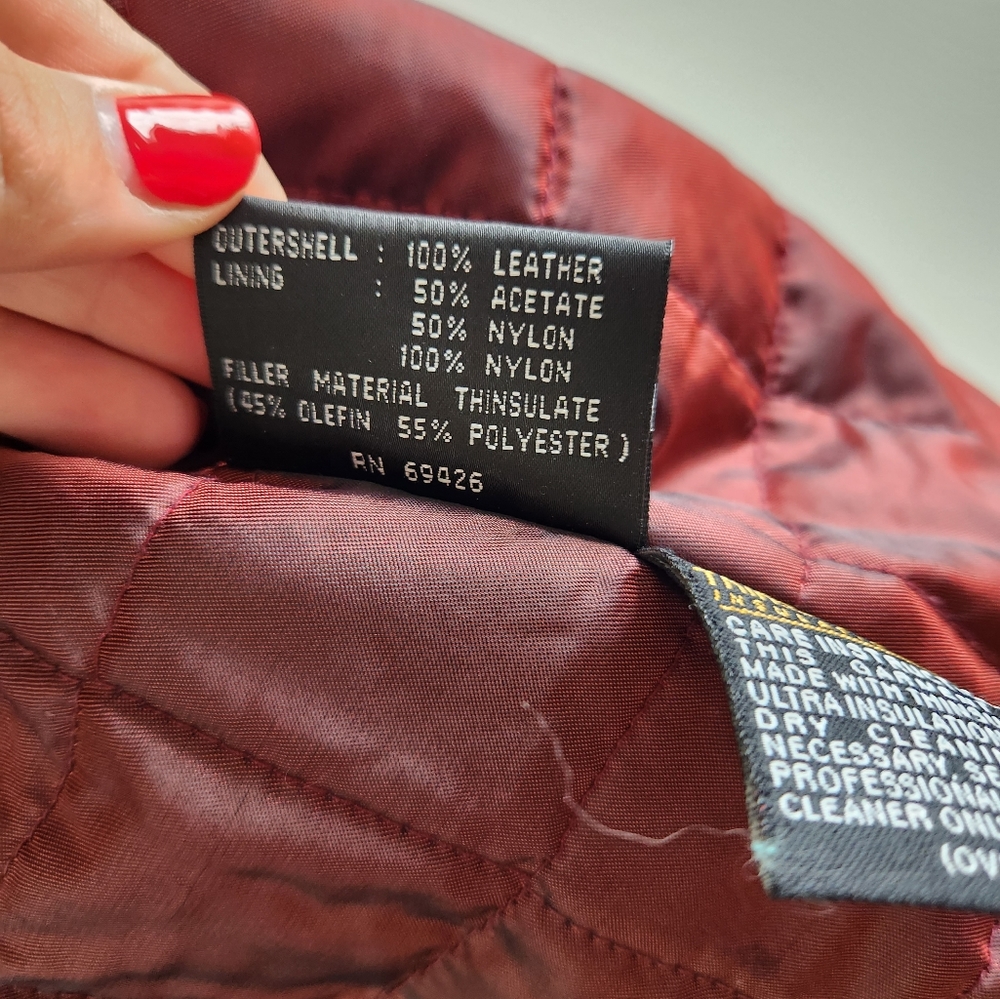 Wilsons leather thinsulate jacket - Picture 3 of 12